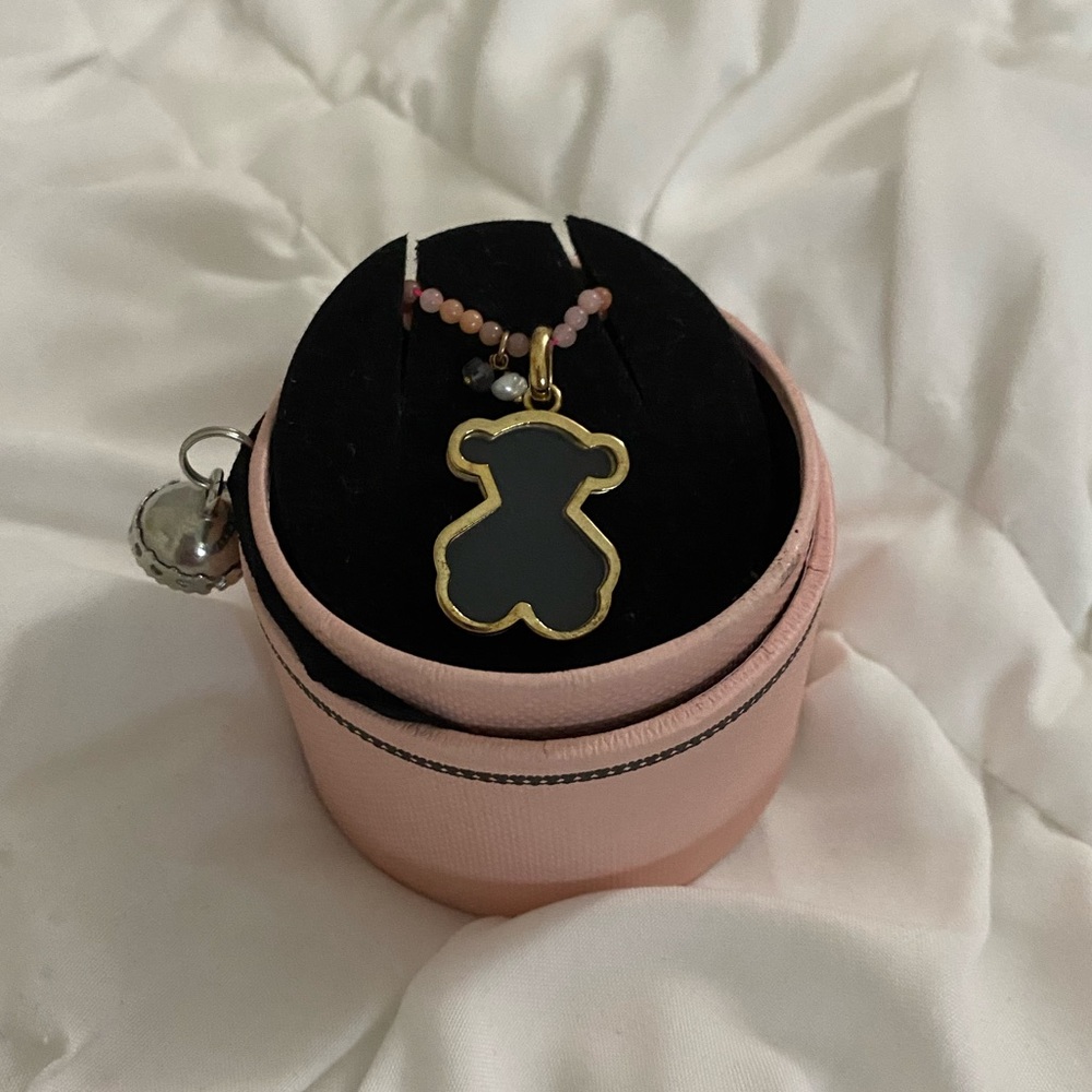 Vermeil Silver Galaxy Bear Motif Choker